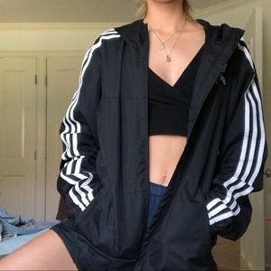 adidas zip up winderbreaker